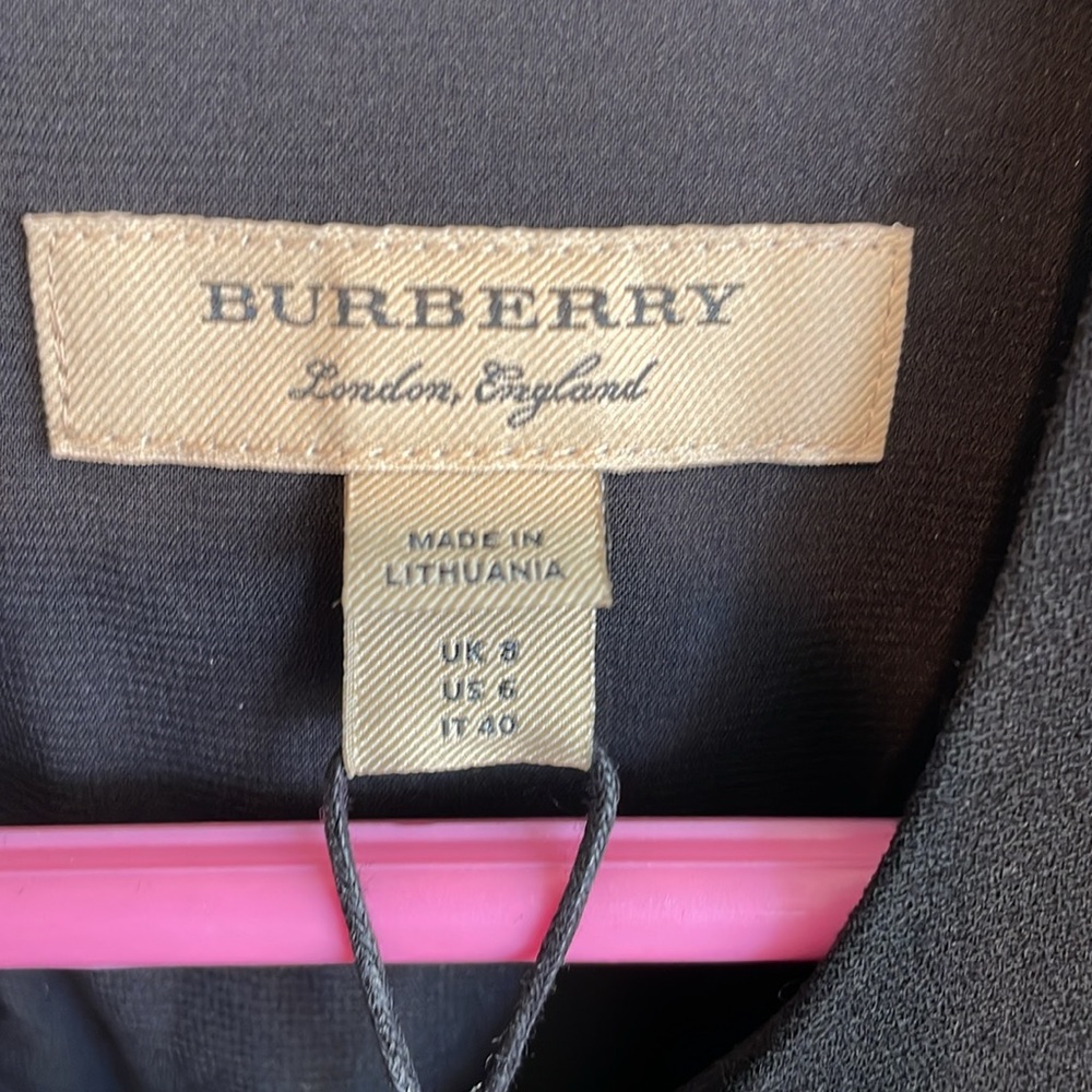 Burberry Black Uniform Sheath Dress NWT - Picture 7 of 16